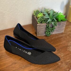 New Rothy's Black Flats - The Point